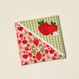 Strawberry Fields Corner Keeper Fabric Bookmark