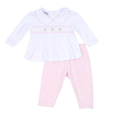 Freya & Finn Smocked Pant Set