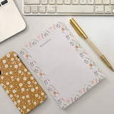 Reminders Notepad | Floral Notepad | Office Stationery