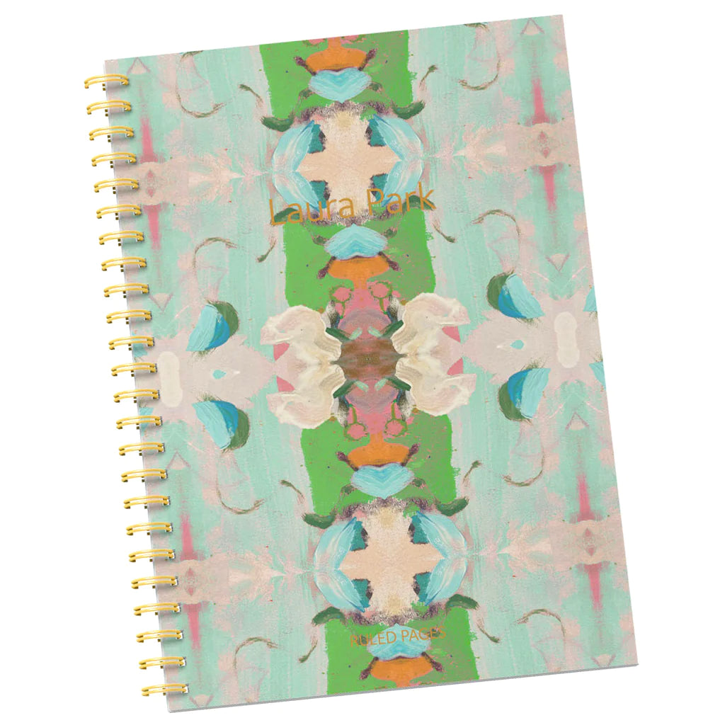 Monet's Garden Green Notebook