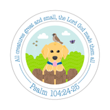 All Creatures Great and Small Puppy Plate