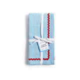 Blue Stripe Dinner Napkin Set of 4