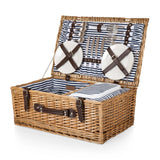 Belmont Basket Navy Blue & White Stripe