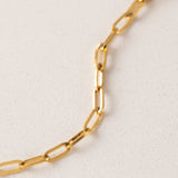 Paperclip Chain Necklace | Layering Necklace | 18K Chain