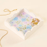 Secret Garden Blue Scallop Trinket Tray