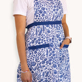 Porcelain Floral Apron