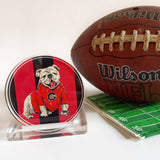 BULLDOG IN RED GAME DAY COASTER