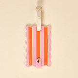 Sicily Stripes Pink Jetsetter Luggage Tag