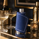 Solid Mystic Blue Cotton Cocktail Napkins