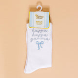 Sorority Embroidered Crew Socks