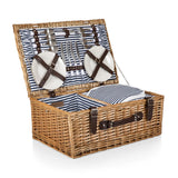 Belmont Basket Navy Blue & White Stripe