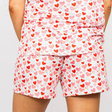 All You Need is Love Sleep Shorts   White/Pink/Red   -Asst.