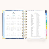2025-2026 Spiral Daily Simplified Planner - Poppy Posies