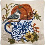 Fall Birds w/Teapot Pillow