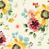 Elegant Sunflowers Guest Napkin Shaped