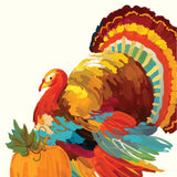 Turkey Give Thanks Guest Napkin