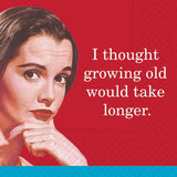 Growing Old Beverage Napkin