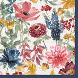 Fall Florals Bev Napkin