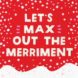 Max Merriment Bev Napkin
