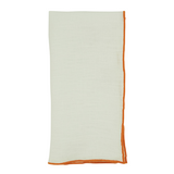 Orange Stonewashed Stitch Border Napkin