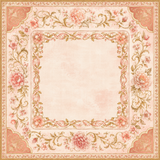 Rose & Gilt — Blush Baroque Mahjong Mat