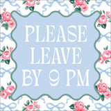 Please Leave Rose Napkins