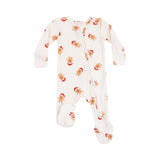 Gingerbread 2 Way Zipper Footie