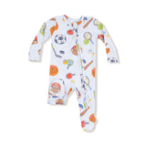 Sports Ball Friends 2 Way Zipper Footie