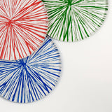 Red Radiance Dinner Paper Plates
