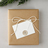 Candy cane mini notecard