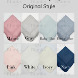 Baby Blue Baby Heirloom Quilt