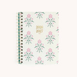 2026-2027 Blush Botanical Small Softcover Weekly Simplified Planner