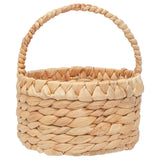 8.25" Tall Round Water Hyacinth Basket