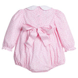 Pink Vinings Smocked Natalie Bubble