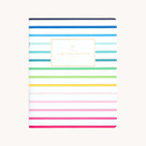 2026-2027 Happy Stripe Softcover Monthly Simplified Planner