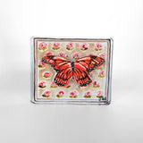 Monarch Butterfly on Peach Block