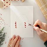 Gingerbread paintable notecards
