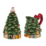 Spode Christmas Tree Cream & Sugar Bowl Set