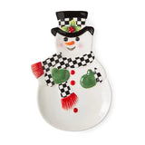 Spode Christmas Tree Snowman Dish