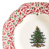 Spode Christmas Tree Yuletide Scalloped Salad Plate