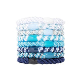 Coastal Grab & Go Ponytail Holders - Set of Eight