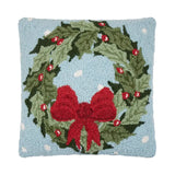Holly Wreath Pillow