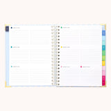 2025-2026 Spiral Weekly Simplified Planner - Serene Stripe