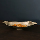 Gold Sierra Modern Maia Med Long Oval Bowl