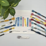 Seven Books Needlepoint Design