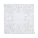Embroidered Drawnwork Handkerchief