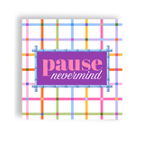 Mahjong "Pause Nevermind" Bev Napkins