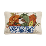 Fall Chinoiserie Pumpkins Hook Pillow