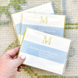 Pink Antique Letter Note Card Set