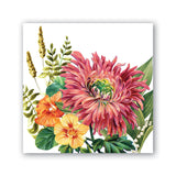 Dahlias Beverage Napkin